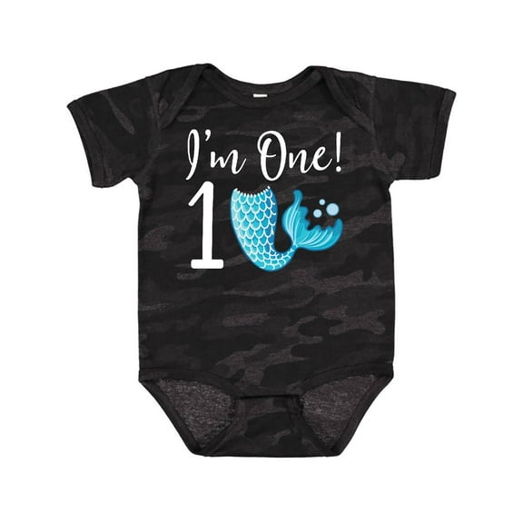 Inktastic 1st Birthday Mermaid Party Girls Baby Bodysuit