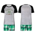 thumbnail image 3 of Awdenio Women Christmas Pajamas for Family Xmas Matching Sets Short Sleeve Shirts and Plaid shorts Santa Christmas Tree Sleepwear Two-piece Sets, 3 of 6