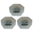 thumbnail image 2 of Solar Hexagonal Ice Brick Lights,Glass Brick Lights,3 Pack Outdoor Waterproof Paver Lights,Lights Solar ice Cube Lights for Garden Patio Yard Lawn Pool Decoration （Warm White）, 2 of 5