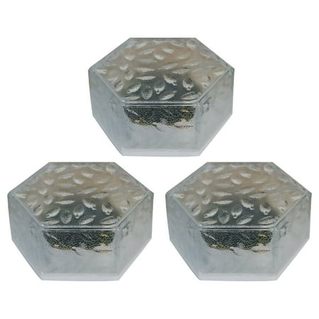 

Wovilon Solar Hexagonal Ice Brick Buried Lamp Garden Courtyard Access Terrace Outdoor Decorative Floor Lamp