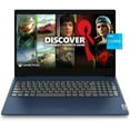 thumbnail image 3 of Lenovo Ideapad 3i, 15.6" FHD (1920 x 1080) Anti-glare Display, Intel Core i3 11th Gen 1115G4 up to 3.00 GHz, 4GB DDR4 RAM, 128GB SSD, Webcam, Bluetooth, Windows 11 Home, Abyss Blue, 3 of 12