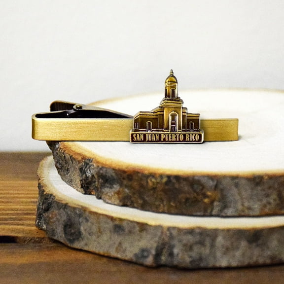 Ringmasters San Juan Puerto Rico 3/4" Antique Gold Temple Clip