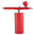 thumbnail image 2 of Pistola pulverizadora con compresor de 0,3 mm con depósito de 7 CC, color rojo, compatible con 100-240 V, juego de aerógrafo en miniatura, 2 of 8