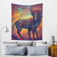 thumbnail image 4 of ZNDUO Psychedelic Abstract Cow Art Pattern Wall Tapestry, Tapestries for Living Room Bedroom Dorm Classroom Office Decor 60x51 Inch, 4 of 8