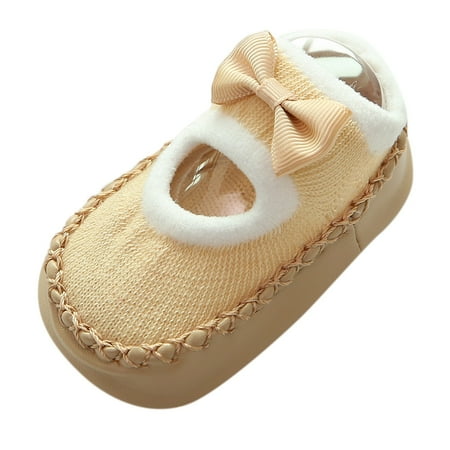 

Baby Boys Girls Cartoon Ears Floor Socks Non Slip Baby Step Shoes Socks