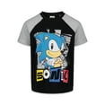 thumbnail image 3 of SEGA Sonic The Hedgehog Big Boys 2 Pack T-Shirts Black / Grey / Blue 18-20, 3 of 5