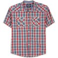 thumbnail image 1 of Ecko Unltd. Camisa con botones a cuadros Mercer SS Woven para hombre, rojo, XS, 1 of 1