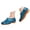Blue, variant on Waterproof Garden Shoes for Women Low Top Rain Boots Outdoor Slip on Low Heel Rubber Shoes