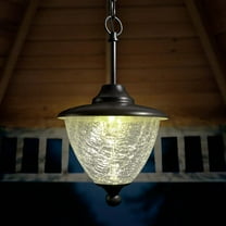 Homestock Southwestern Sanctuary Solar Hanging Chandelier - Outdoor Solar-Powered Chandelier With Southwestern Design, Elegant Lighting Solution For Patios And Gardens