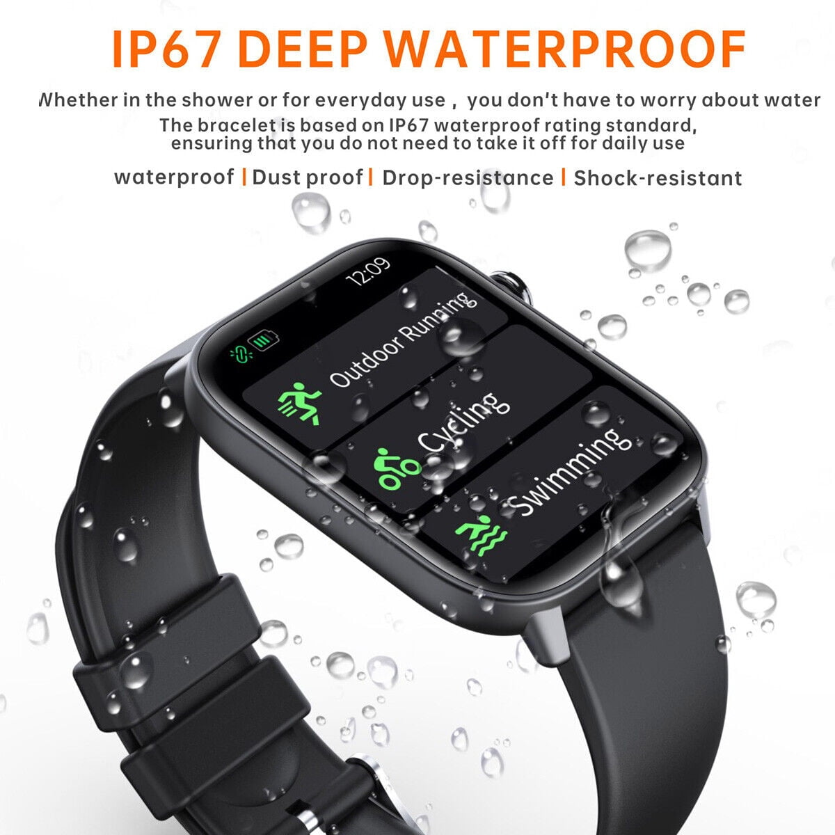2022 New Smart Watch Women Men Heart Rate For Phone Android Bluetooth Waterproof