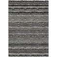 thumbnail image 2 of Addison Rugs Chantille Indoor/Outdoor Transitional Stripes Black Machine Washable Rectangle Rug, 10' x 14', 2 of 8