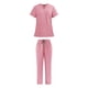 thumbnail image 2 of Conjunto de uniforme de enfermería, blusa y pantalón, uniforme para mujer, traje de trabajo de enfermería XXL, 2 of 9