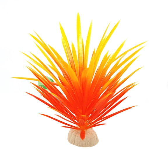 Mdesiwst 13cm Artificial Aquatic Plant Narcissus Water Grass Fish Tank Aquarium Ornament