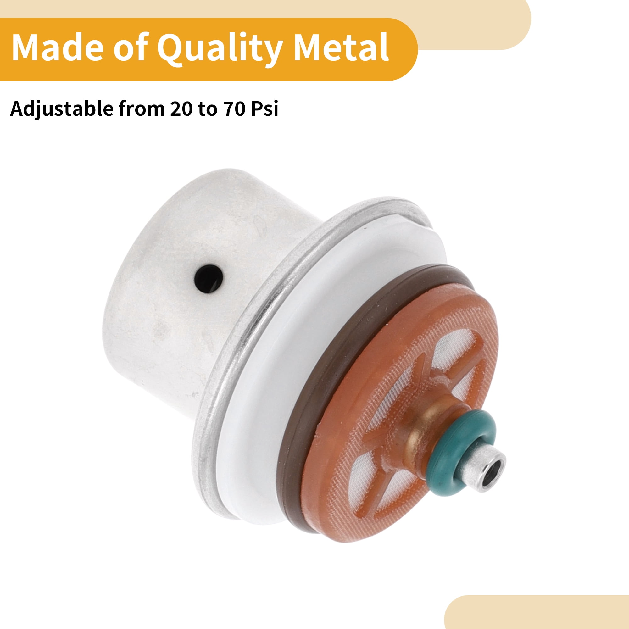 Unique Bargains Durable Fuel Pressure Regulator for Harley Davidson 2008-2017