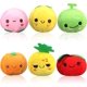 thumbnail image 1 of Juego de 6 Piezas de Mini Frutas de Felpa Suaves Rellenas de Frutas Coloridas YONGSHENG Melocotón Naranja Piña Melón, 1 of 5