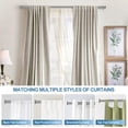 thumbnail image 6 of Urbanest Adjustable Double Curtain Rod Set Bouton Manhattan Finials – 1″ Front & 3/4″ Back Rod With Brushed Steel Rod, 48–84 Inches, 6 of 6