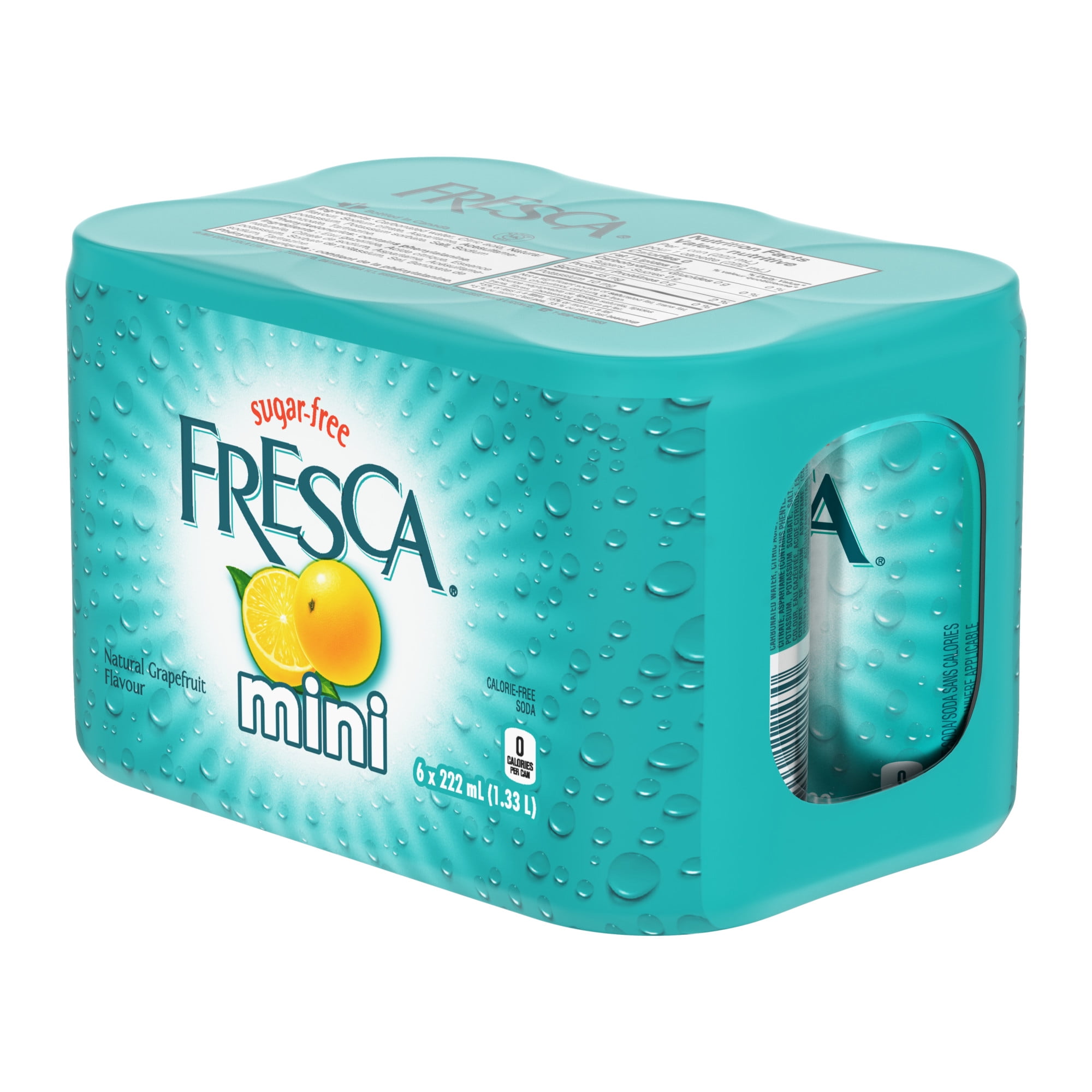 Fresca 222mL Can x 6, 222 mL