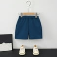 thumbnail image 4 of WhouRiu Big Boys Summer Suit Short Sleeve Shirt Suspenders Shorts Graduation Birthday Performance Outfits,4-Piece Blue,Size 3-15 Y, 4 of 6