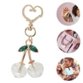 thumbnail image 3 of Unique Bargains Fashion Crystal Cherry Handbag Charm Transparent 1 Pc, 3 of 5
