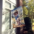 thumbnail image 2 of Carolines Treasures DAC5955CHF 40 x 28 in. Pointer Cowboy Welcome House Flag, 2 of 5