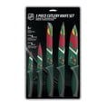 thumbnail image 2 of OFFICIALLY LICENSED NHL 5 KNIFE SET MINNESOTA WILDS, 2 of 3