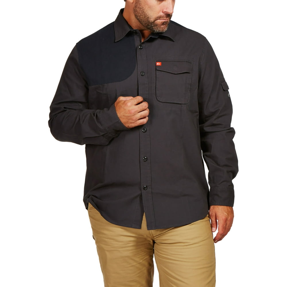 men's button down shirt with elbow patches