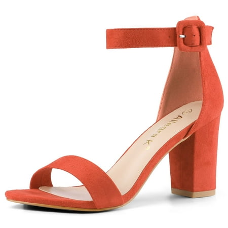 Birkenstock Taupe Arizona Sandals - Unique Bargains Women's Open Toe Block Heel Ankle Strap Sandals