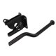 thumbnail image 2 of 10X Cerradura de Puerta con Cerradura Automática Palanca de Gravedad Automática Cerradura de Puerta para Cerco de Madera Cierres de Puerta Acero Negro, 2 of 8