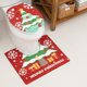 thumbnail image 1 of Tapetes de poliéster para decoración navideña, tapetes navideños para baño, juego de dos piezas, imitación cachemira, lavables, resistentes al desgaste, aptos para fiestas, decoración de baño, Hallowe, 1 of 6
