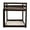 Espresso, variant on Twin over Twin Loft Bed with Guard Rails / Added Safety for Upper Bed