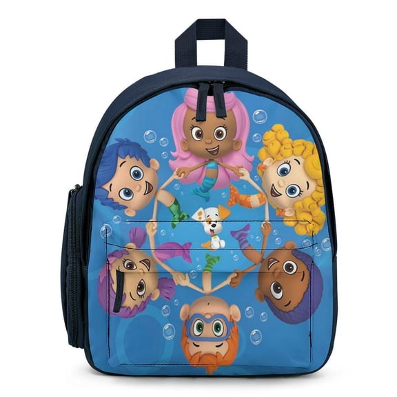 Bu-bble Cute-Guppies Lightweight Backpack Adjustable Straps Backpacks Bookbag Daypack Travel Camping