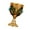Gold Green, variant on Fiocias Vintage Medieval Goblet Desktop Decor Party Supplies Engraved Wedding Zinc Alloy Gold Green