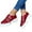 Claret, variant on UKAP Womens Casual Shoes Low Heel Loafers Round Toe Boat Shoe Dating Fashion Flats Lightweight Brown 7