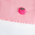 thumbnail image 6 of CUZIBR Summer Toddler Baby Girls 2 Piece Sets Sleeveless Ribbed Cute 3D Strawberry Crewneck Ruffles Tank Top Blouse Shorts Breathable Stylish Lightweight Outfits,Pink,18-24 Months, 6 of 7