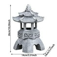 thumbnail image 3 of Pagoda Garden Statues Solar Powered Statue Japanese Garden Outdoor Zen Decorations For Home Yard Sculptures & Statues Home Decor, 3 of 7