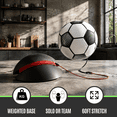 Size 5 Soccer Ball (Adult) Solo Practice Aid with Adjustable Cord and ...