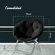 thumbnail image 3 of Silla plegable para uso exterior e interior super cómoda IDEA NUOVA Moon negra, 3 of 8