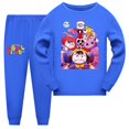 thumbnail image 3 of Ropa de dormir de dibujos animados para niños y niñas, Conjunto de pijama de manga larga, con estampado de Circo Digital, 3 of 6