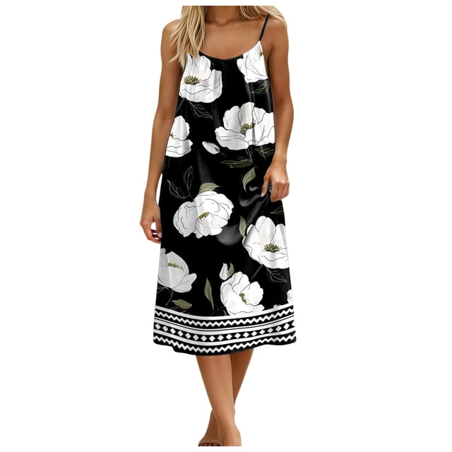 2DXuixsh Robe Maxi Dos Nu à Imprimé Floral pour Femme, Manches Courtes, Col en V, Taille Haute, Fluide, Décontractée, Longue, avec Poches pour l'Été, Plage, Vacances