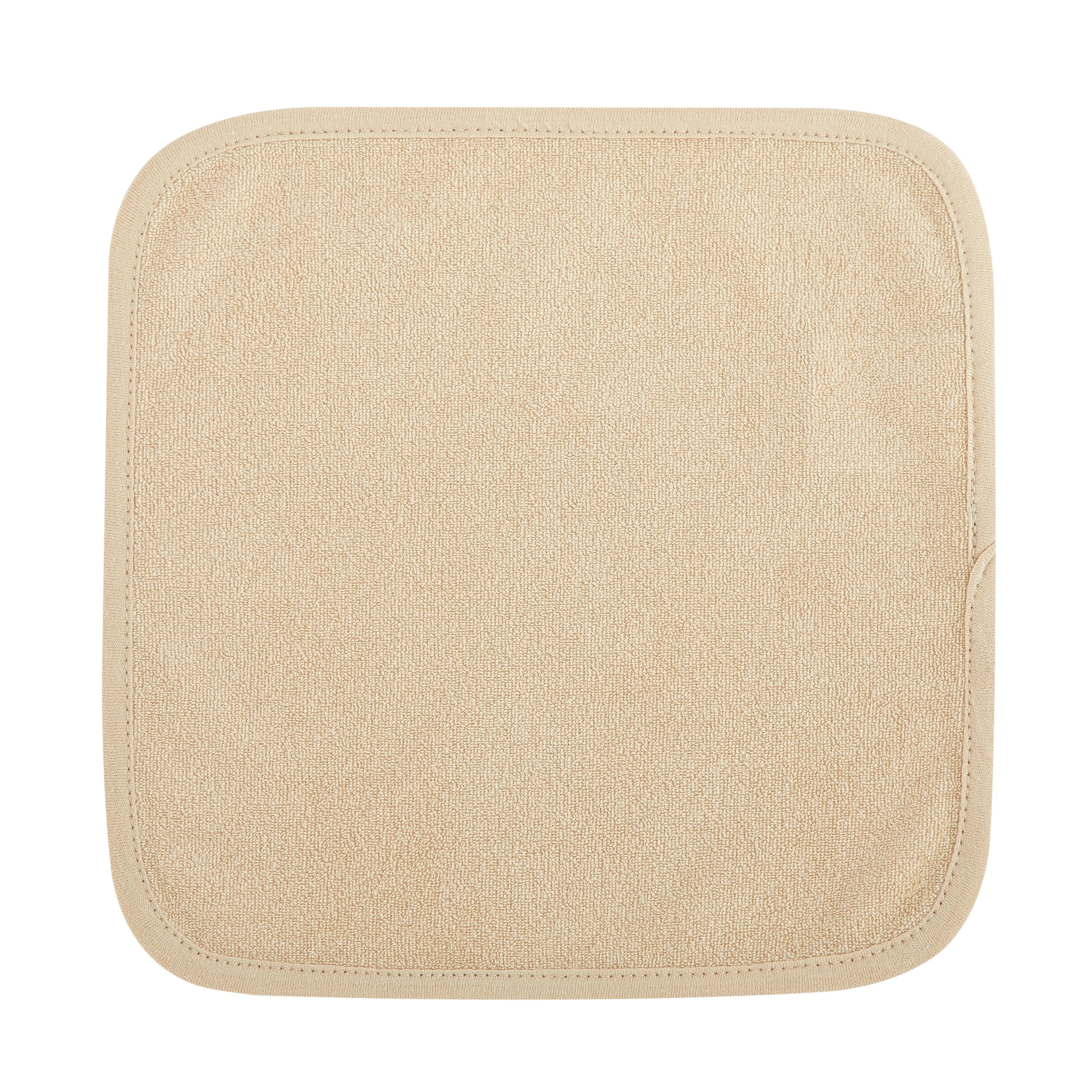 Parent's Choice 9"x9" Solid Washcloths, 6 Pack