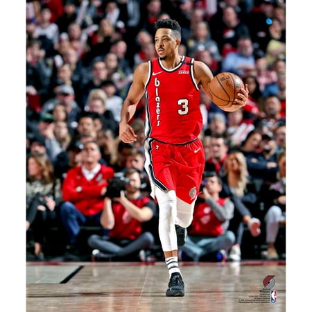 C.J. McCollum Portland Trailblazers Unsigned Dribbling Photograph