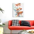 thumbnail image 4 of KLL Three Goldfish Watercolor Splash Print Canvas Wall Art, Canvas Painting Prints Canvas Art Wall Decor Home Decoration for Living Room Bedroom Office, 4 of 6