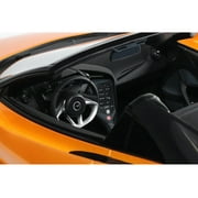 2024 McLaren 750S Spider Orange Metallic 1/18 Model Car by GT Spirit