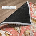 thumbnail image 6 of Addison Rugs Dream Shag Premium Machine Washable Transitional Shells Peach Rectangle Rug, 3' x 5', 6 of 8