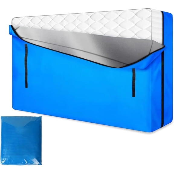 MorTime Mattress Bags for Moving and Storage, Zippered Mattress Storage Bag with 8 Strong Carrying Handles, Reusable Mattress Protector Cover Moving Supplies (Queen)