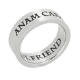 thumbnail image 4 of 7mm Stainless Steel Anam Cara Ring - Soul Sister Bff Rings - Fashion Jewelry & Friendship Gifts for Women Size 6 to 9, 4 of 5