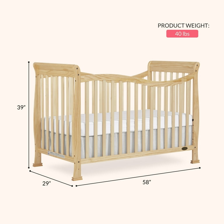 Dream On Me Violet 7-in-1 Convertible Life Style Wood Crib