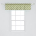thumbnail image 2 of Ambesonne Mandala Valance Pack of 2, Eastern Yoga Tradition Art, 54"X12", Pale Olive Green Ivory, 2 of 3