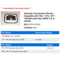 thumbnail image 2 of Automatic Transmission Filter Kit - Compatible with 1968 - 1972, 1977 - 1980 Mercedes-Benz 280SE 2.8L 6-Cylinder 1969 1970 1971 1978 1979, 2 of 2