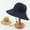 01 Navy, variant on Awdenio Mens Womens Hats Bucket Rain Hat Summer hat, Sun hat, Foldable in its Integrated Pocket, Nylon Look or Cotton Feel